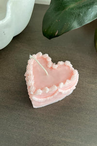 Heart Shaped Cake Candle