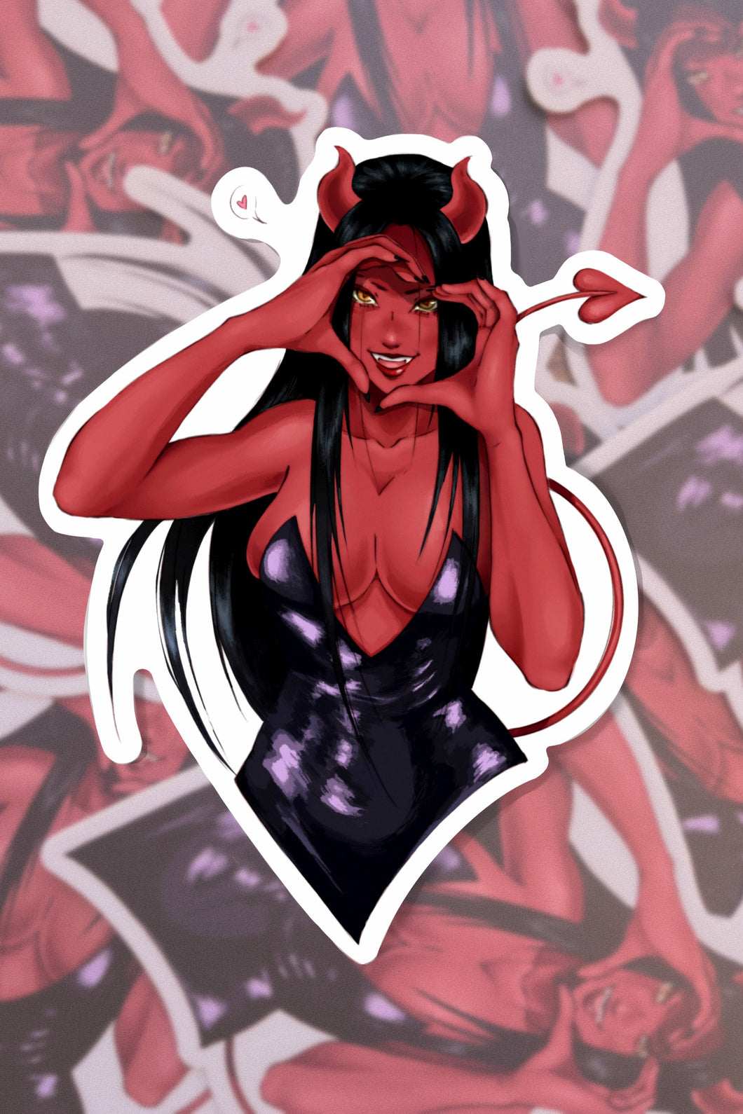 Devil Girlfriend Vinyl Sticker